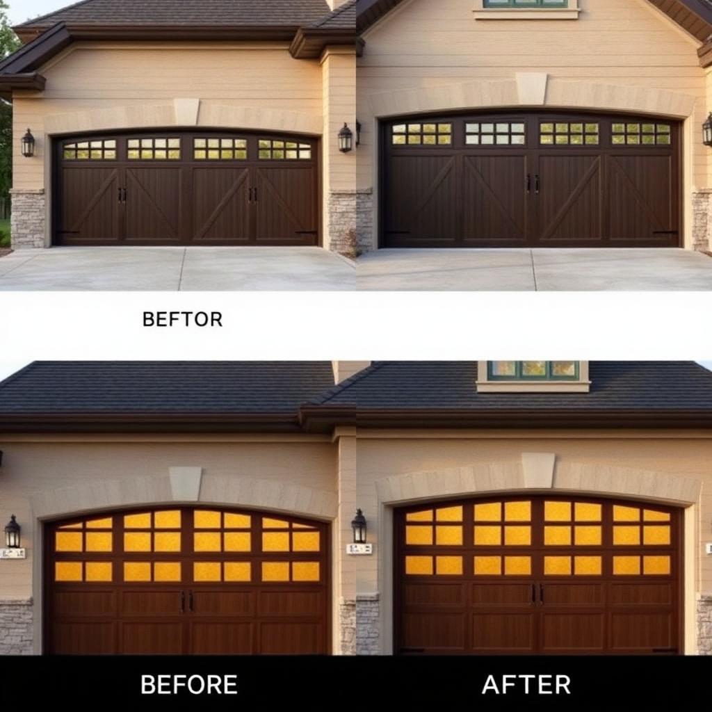 Gallery of premium craftsman garage door installations by Williams Garage Doors